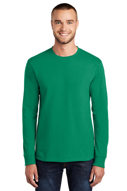 Port & Company Men's Long Sleeve Essential Tee. PC61LS Mens Apparel Shirts & Tops
