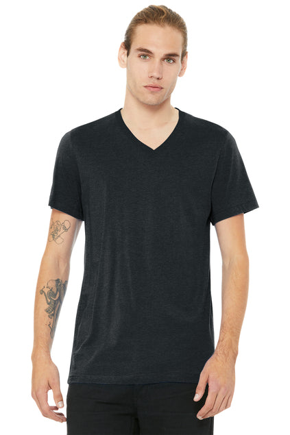 BELLA + CANVAS Unisex Heather CVC V-Neck Tee BC3005CVC Mens Apparel Shirts & Tops