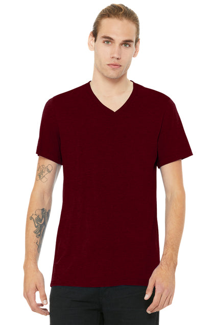 BELLA + CANVAS Unisex Heather CVC V-Neck Tee BC3005CVC Mens Apparel Shirts & Tops