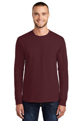 Port & Company Men's Long Sleeve Essential Tee. PC61LS Mens Apparel Shirts & Tops