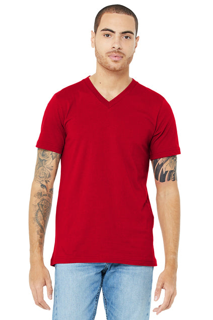 BELLA + CANVAS Men's Jersey Short Sleeve V-Neck Tee BC3005 - Plus 2/2 Mens Apparel Shirts & Tops