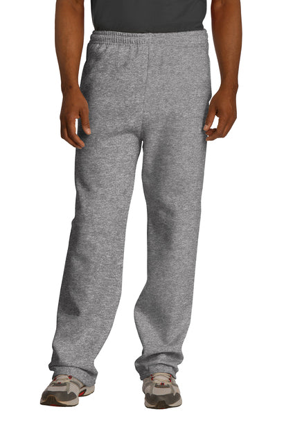 JERZEES Men's NuBlend Open Bottom Pant with Pockets 974MP