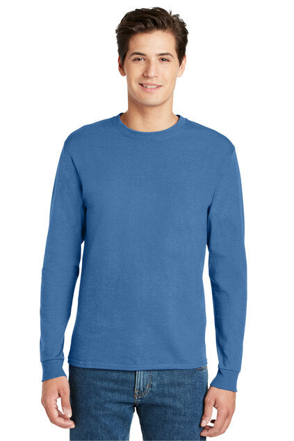 Hanes Men's Authentic 100% Cotton Long Sleeve T-Shirt 5586