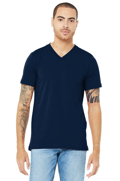 BELLA + CANVAS Men's Jersey Short Sleeve V-Neck Tee BC3005 - Plus 2/2 Mens Apparel Shirts & Tops