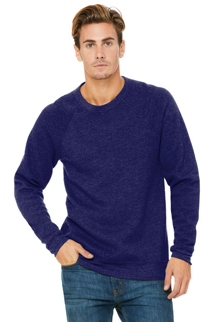 BELLA + CANVAS Unisex Sponge Fleece Raglan Sweatshirt BC3901 1/2 Mens Apparel Hoodies & Sweatshirts