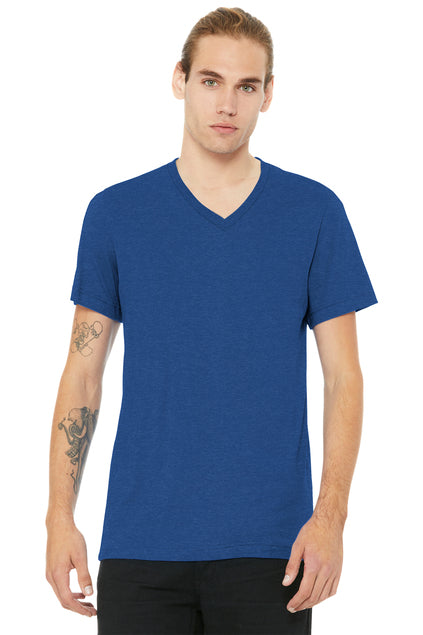 BELLA + CANVAS Unisex Heather CVC V-Neck Tee BC3005CVC Mens Apparel Shirts & Tops