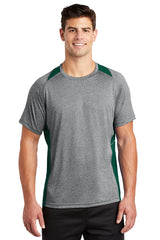 Sport-Tek Men's Heather Colorblock Contender Tee