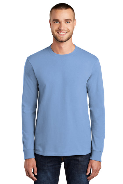 Port & Company Men's Long Sleeve Essential Tee. PC61LS Mens Apparel Shirts & Tops
