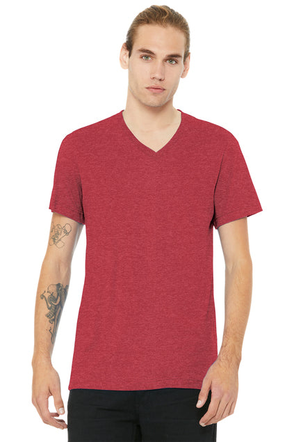 BELLA + CANVAS Unisex Heather CVC V-Neck Tee BC3005CVC Mens Apparel Shirts & Tops