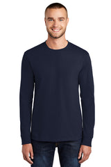 Port & Company Men's Long Sleeve Essential Tee. PC61LS Mens Apparel Shirts & Tops