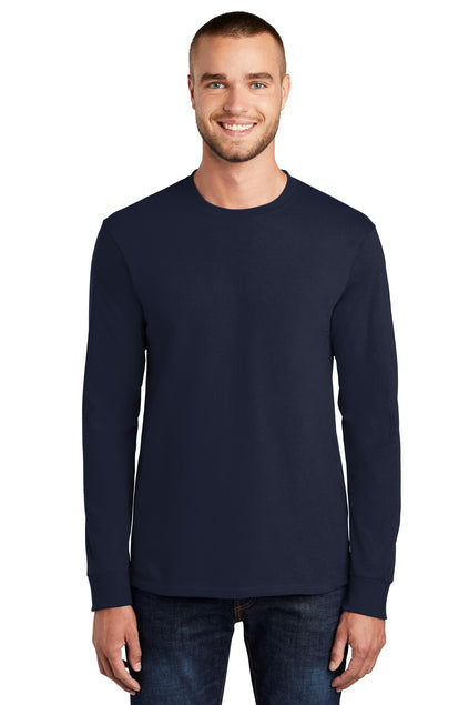 Port & Company Men's Long Sleeve Essential Tee. PC61LS Mens Apparel Shirts & Tops