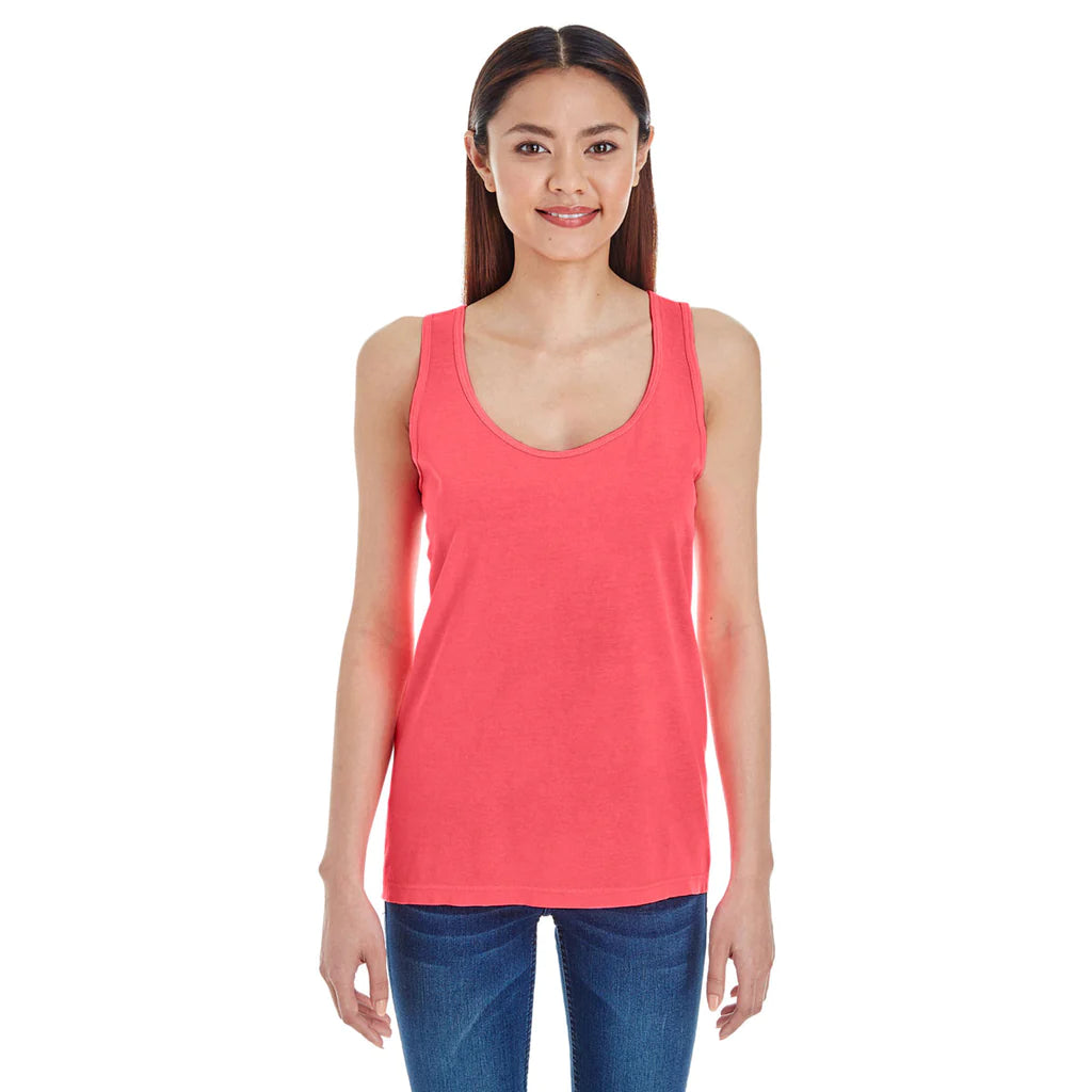 Comfort Colors Women's Garment-Dyed Racerback Tank Top Comfort Colors