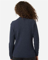 Devon & Jones Women's Hartland Textured Quarter Zip Sweater-5