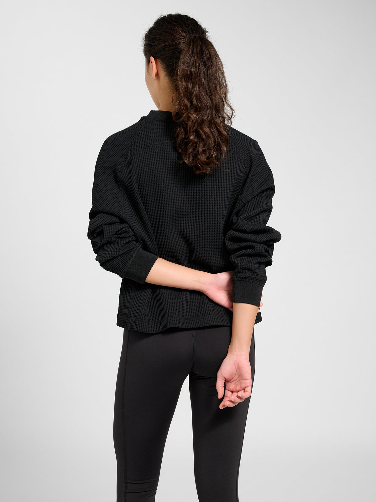 hummel Women's Soft Waffle Long Sleeve T-Shirt-4