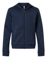 Team 365 Youth Squad Tech Fleece Hooded Full-Zip-1