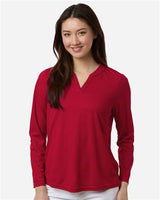 CORE365 Women's Nova Performance Long Sleeve Pique Polo-3