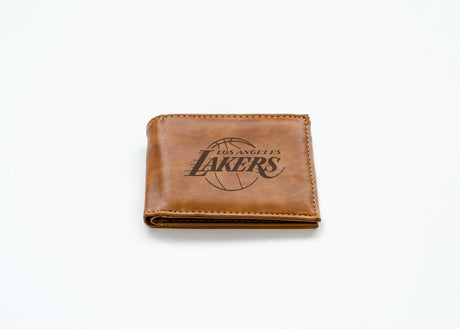 Rico Industries NBA  Los Angeles Lakers  Laser Engraved Billfold Wallet-2