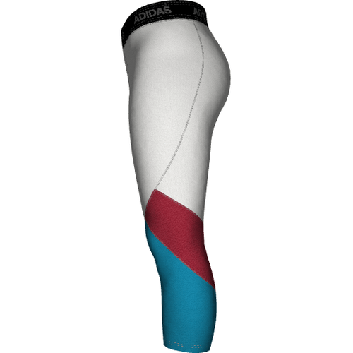 Adidas Three-Quarter Tight with Mesh Inserts League Outfitters