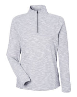 North End Women's Eclipse Jacquard Quarter-Zip Pullover-1