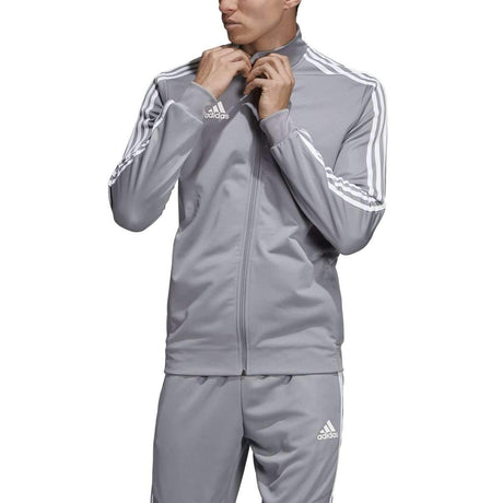 adidas Tiro 19 Men's Jacket (Main) (S, Grey/Clear Onix/White, A2)