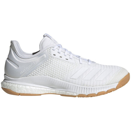 adidas Women's Crazyflight X 3 Volleyball Shoes (10, White/White)