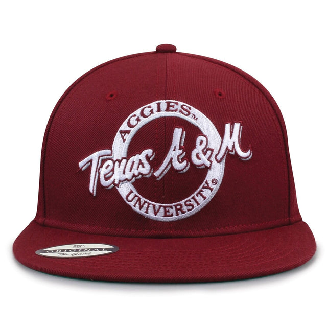 The Game Headwear Texas A&M Contrast Brim Snapback Collection Hat