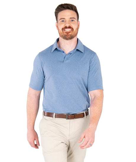 Charles River Men's Heathered Eco-Logic Stretch Polo-2