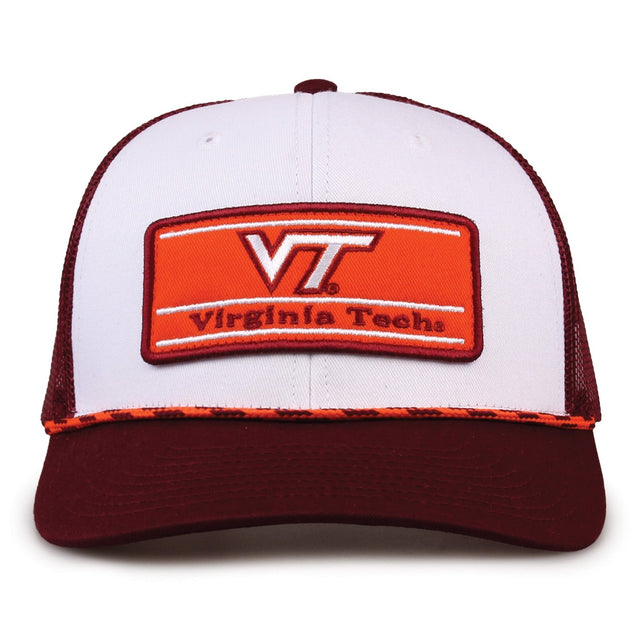 The Game Headwear Virginia Tech Rope Trucker Hat