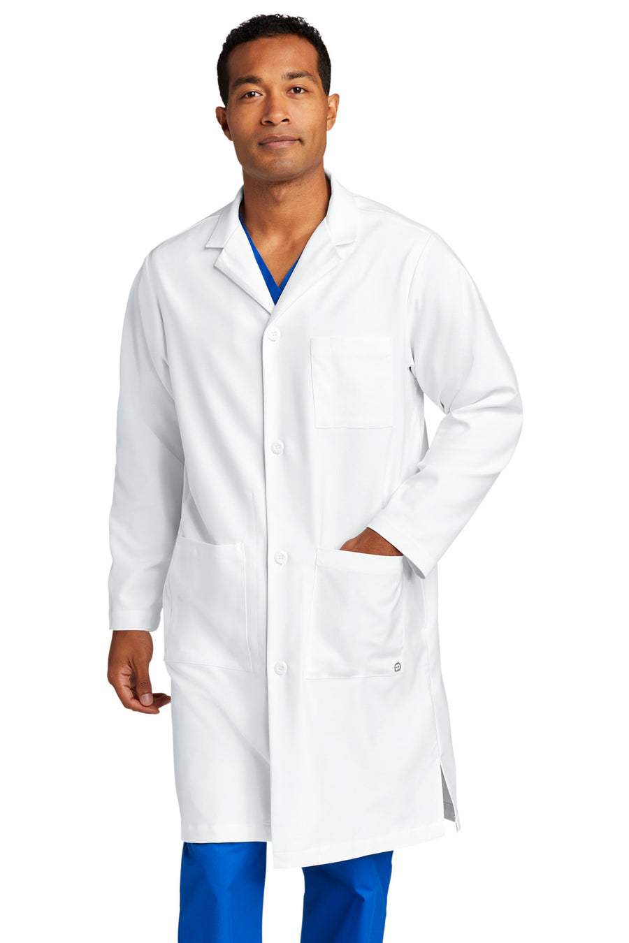 WonderWink Men's Long Lab Coat. WW5172 WonderWink