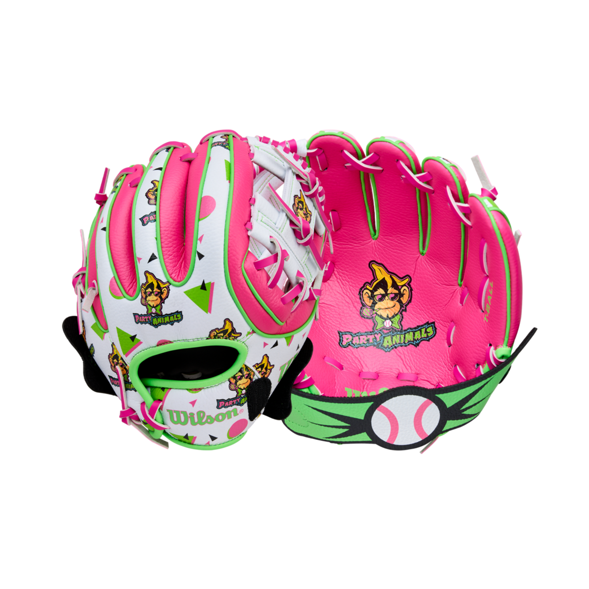 Wilson A200 A200 EZ Catch Party Animals 10" T-Ball Glove-3