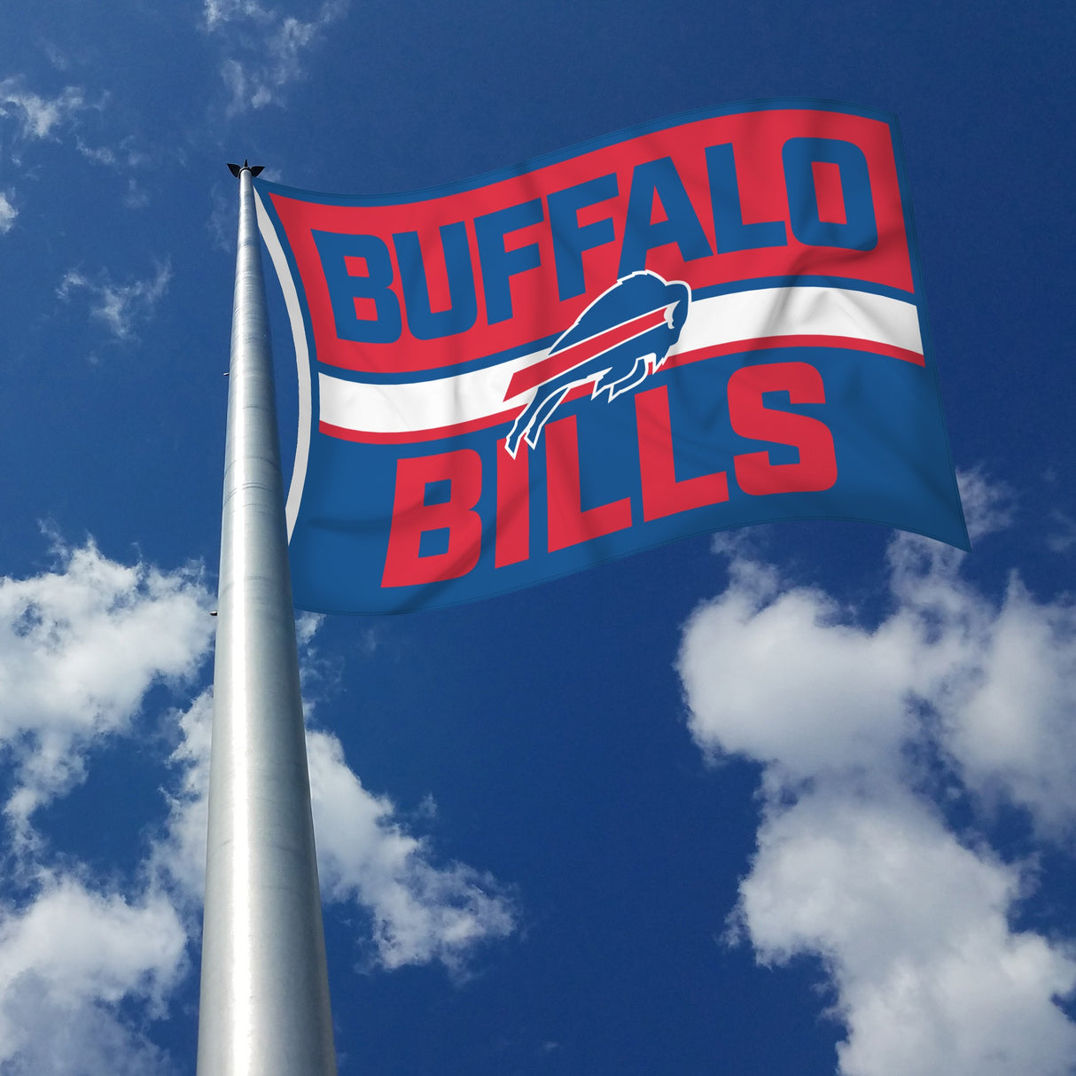 Rico Industries NFL  Buffalo Bills Bold 3' x 5' Banner Flag-2