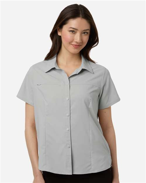 CORE365 Women's UltraUVP Shoreline Short Sleeve Staff Shirt-3
