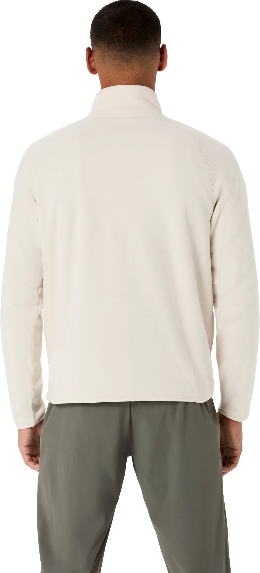 Asics Men's Refined Texture Fleece Half Zip Long Sleeve Top-2