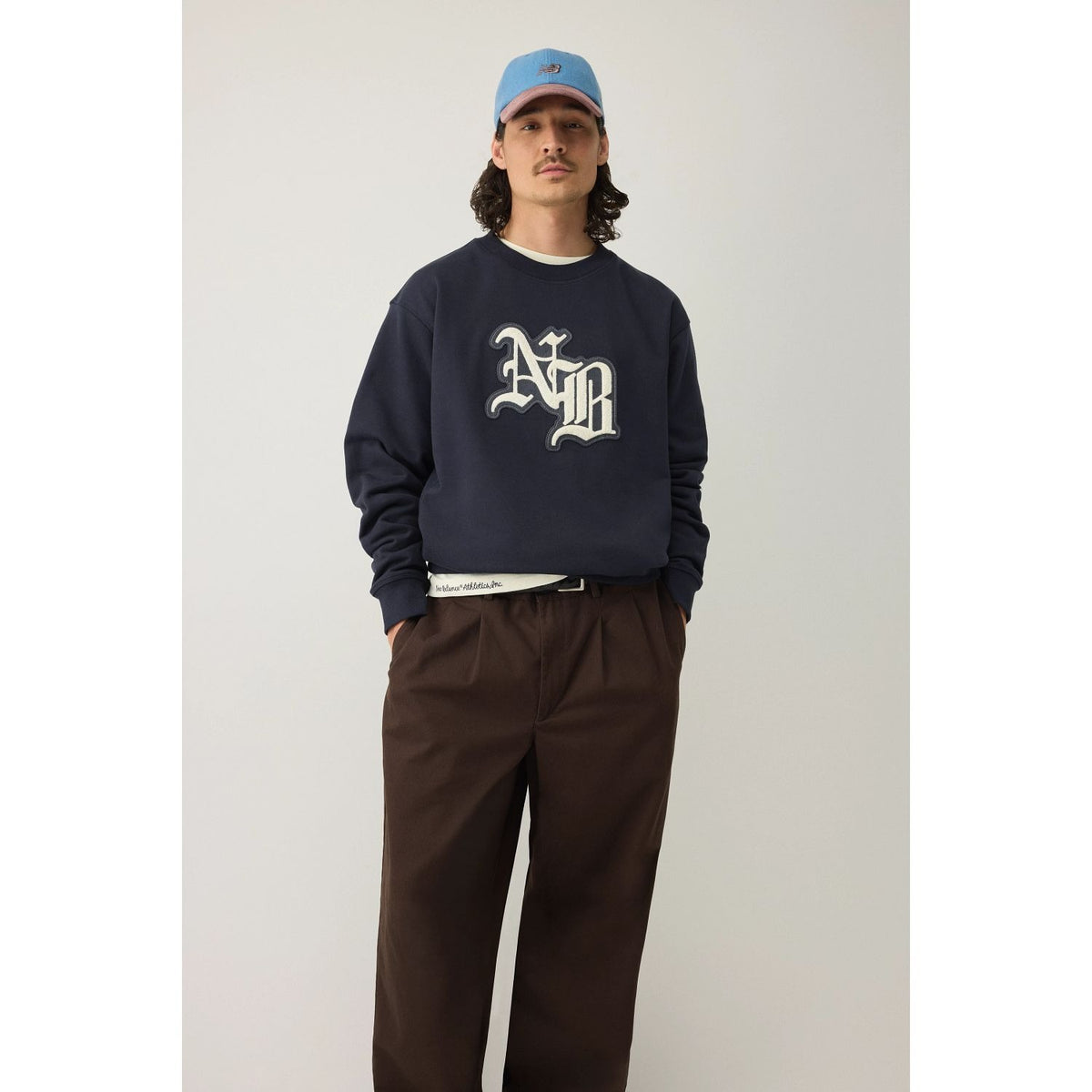New Balance Men's Varsity Old English Crew-1