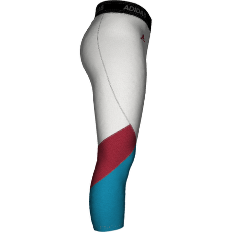 Adidas Three-Quarter Tight with Mesh Inserts League Outfitters
