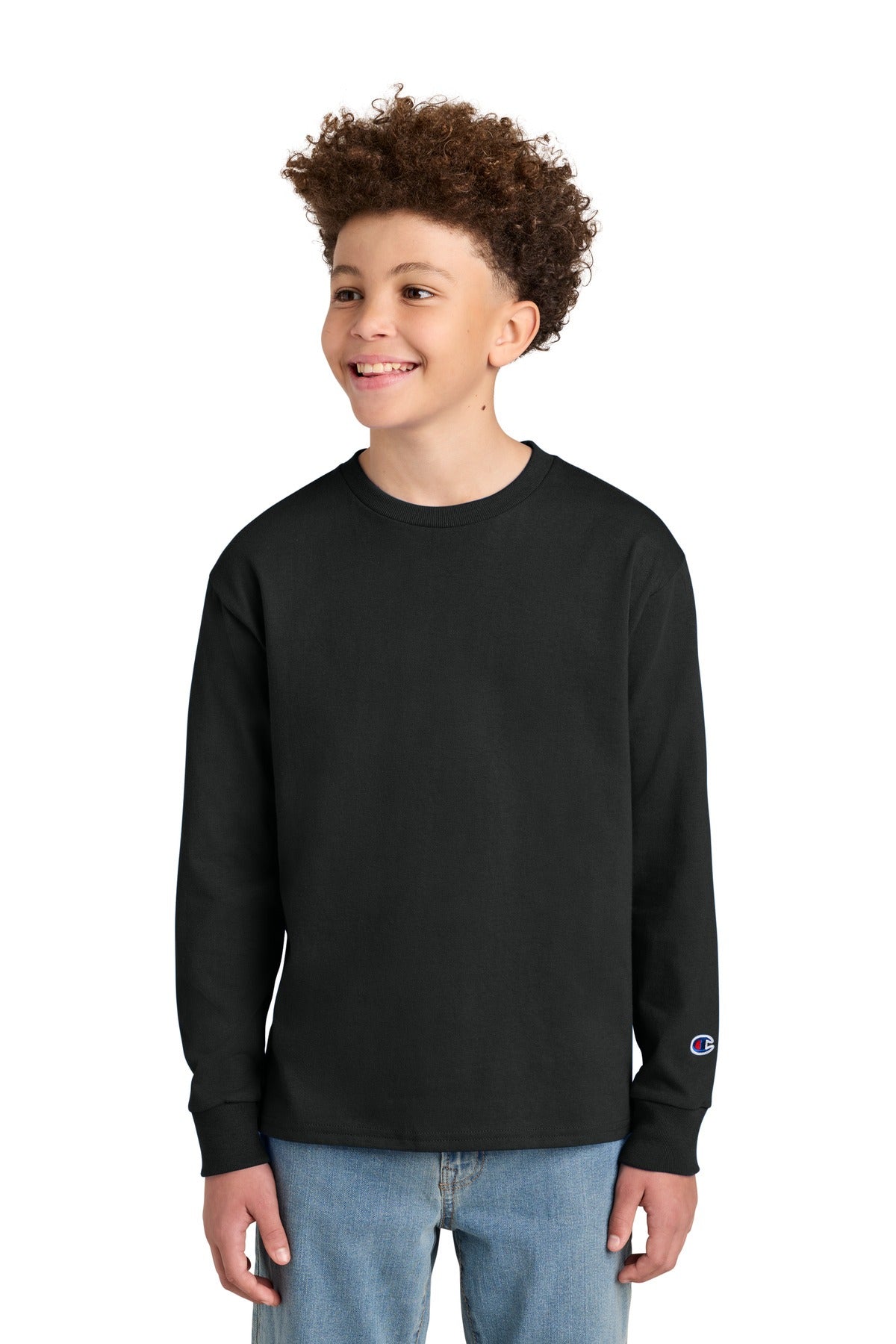 Champion Youth   Jersey Long Sleeve Tee CH1751