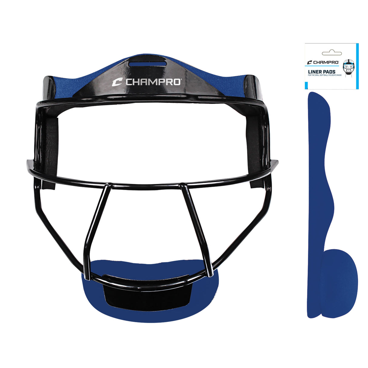 Champro Replacement Liner Pads for CM01 Softball Defensive Fielder's Facemask