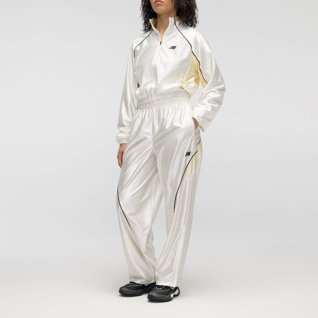 New Balance Women's Basketball Barrel Leg Track Pants-1