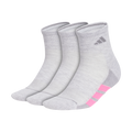 adidas Women's All Day Training 3-Pack Quarter Sock Unisex Accessories Socks