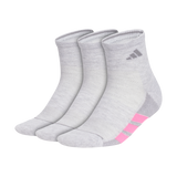 adidas Women's All Day Training 3-Pack Quarter Sock Unisex Accessories Socks