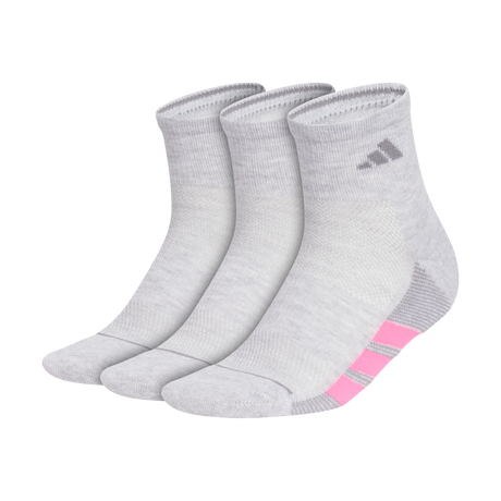 adidas Women's All Day Training 3-Pack Quarter Sock Unisex Accessories Socks