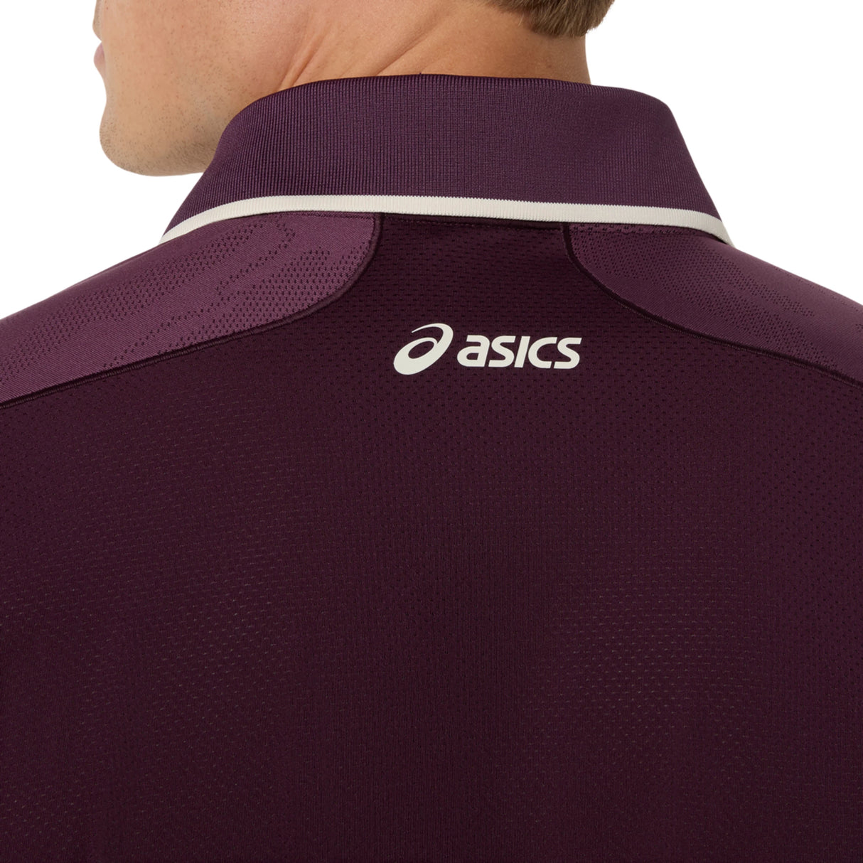 Asics Men's Match Jacquard Polo Short Sleeve Top-5