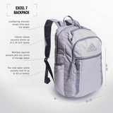 adidas Excel 7 Branded Backpack-2
