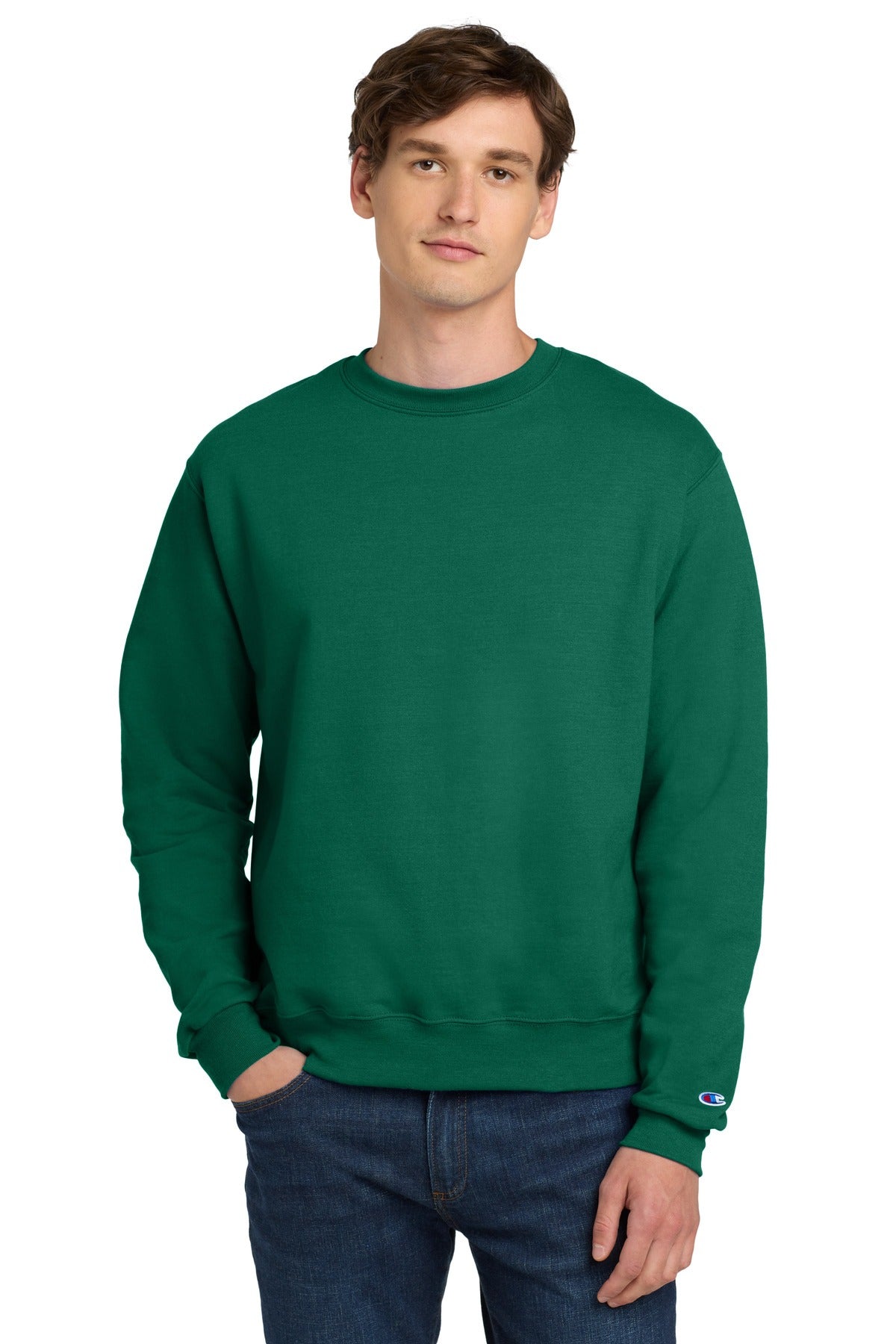 Champion Men's Powerblend Crewneck Sweatshirt Mens Apparel Sweatshirts & Fleece