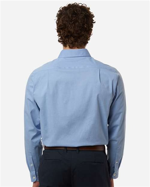 Devon & Jones Men's CrownLux Performance Spencer Poplin Dress Shirt-5