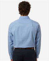 Devon & Jones Men's CrownLux Performance Spencer Poplin Dress Shirt-5