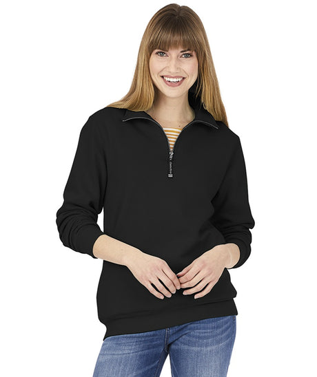 Charles River Unisex Crosswind Quarter Zip Sweatshirt-1