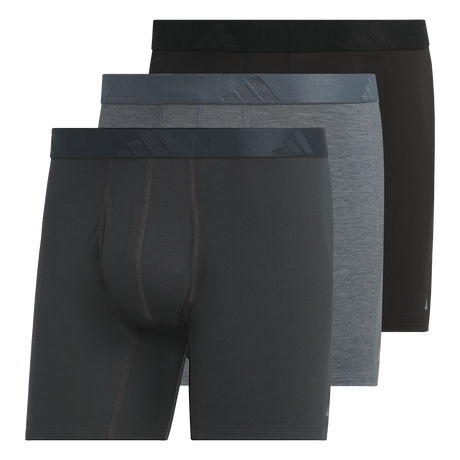 adidas Men's Luxe Comfort 3-Pack Boxer Brief Mens Apparel Underwear