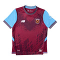New Balance Youth West Ham United 26/27 Home Short Sleeve Soccer Jersey-1