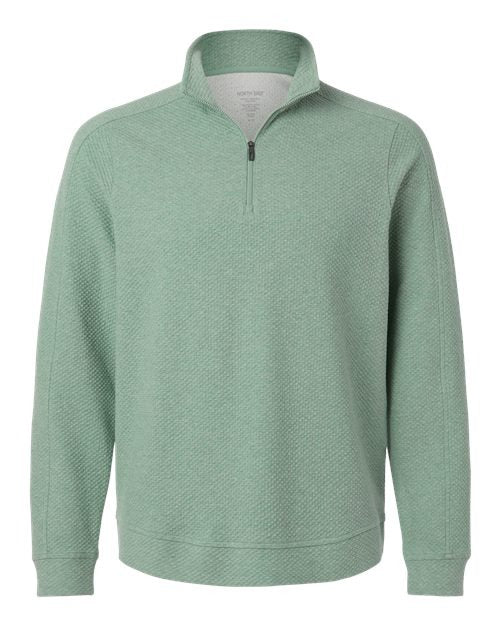 North End Men's Spirit Textured Quarter-Zip Pullover-1